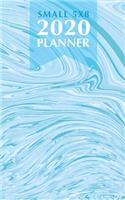 Small 5x8 2020 Planner: Blue Marble Weekly, Monthly & Yearly Planner Jan 1, 2020 - Dec 31, 2020 A Year at A Glance - Inspirational Quotes - Daily To Do's - Weekly View - Cr