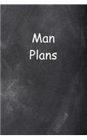 2020 Daily Planner For Men Man Plans Chalkboard Style 388 Pages: 2020 Planners Calendars Organizers Datebooks Appointment Books Agendas