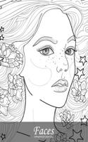 Faces Coloring Book for Grown-Ups 6: (6 Faces)