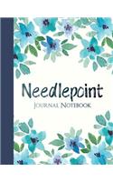 Needlepoint Journal Notebook: College Ruled Notebook for Journaling