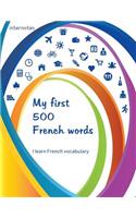 My first 500 French words - I learn French vocabulary