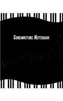 Songwriting Notebook: Combination Staff Paper and Dot Grid Songwriting Paper for Composition, Songwriting, Lyrics, and Music Theory