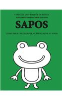 Livro para colorir para crianças de 4-5 anos (Sapos)