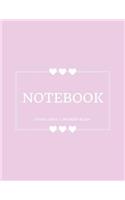 Notebook Extra Large: Lavender Blush: Notebook 8.5 X 11: Notebook 400 Pages