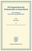 Die Organisation Des Bodenkredits in Deutschland