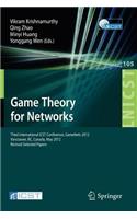 Game Theory for Networks