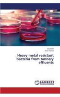 Heavy metal resistant bacteria from tannery effluents