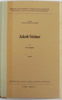 Jakob Steiner: (2 Beihefte Zur Zeitschrift "Elemente der Mathematik")