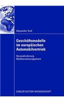 Geschäftsmodelle Im Europäischen Automobilvertrieb