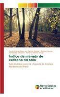 Índice de manejo de carbono no solo