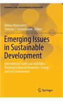 Emerging Issues in Sustainable Development