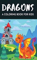 Dragons a coloring book for kids