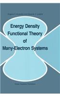 Energy Density Functional Theory of Many-Electron Systems