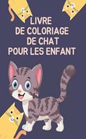 Livre de Coloriage de Chat Pour Les Enfants