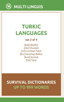 Turkic Languages Survival Dictionaries (Set 2 of 4): (Turkic Languages)