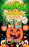 Halloween Coloring Book for Kids Ages 4-8 Years Old