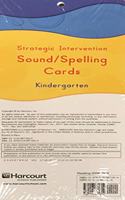 Storytown: Stratgc Intervention Sound and Spelling Cards Grade K