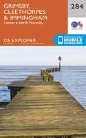 Grimsby, Cleethorpes and Immingham, Caistor and North Thoresby: (284 OS Explorer Map)