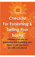 Checklist For Publishing & Selling Your Books