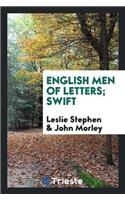English Men of Letters; Swift