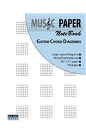 MUSIC PAPER NoteBook - Guitar Chord Diagrams