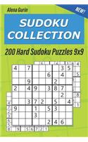 Sudoku Collection: 200 Hard Sudoku Puzzles 9x9(3 Sudoku)