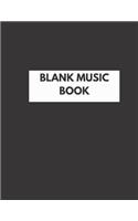 Blank Music Book