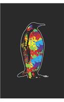 Penguin Color Splash: Penguins Notebook, Blank Lined (6 x 9 - 120 pages) Animal Themed Notebook for Daily Journal, Diary, and Gift