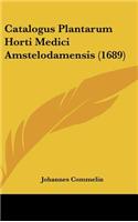 Catalogus Plantarum Horti Medici Amstelodamensis (1689)