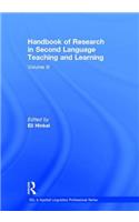 Handbook of Research in Second Language Teaching and Learning: Volume III(ESL & Applied Linguistics Professional Series)