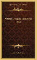 Note Sur Le Regime Des Rivieres (1852)