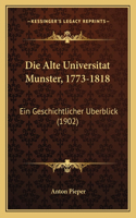 Alte Universitat Munster, 1773-1818