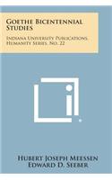 Goethe Bicentennial Studies