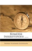 Romersk Inskriftspoesi ......