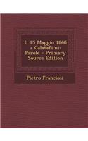 Il 15 Maggio 1860 a Calatafimi: Parole(Italian)