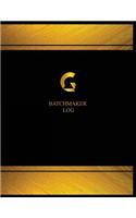 Batchmaker Log (Logbook, Journal - 125 pages, 8.5 x 11 inches)