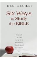 Six Ways to Study the Bible