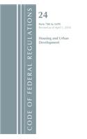 Code of Federal Regulations, Title 24 Housing and Urban Development 700-1699, Revised as of April 1, 2018: (Code of Federal Regulations, Title 24 Housing and Urban Development)
