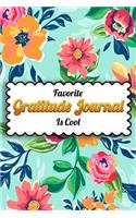 Favorite Gratitude journal Is Cool: Awesome New 52 Week Guide To Cultivate An Attitude Of Gratitude ! Best Gratitude Journal Notebook Ever