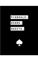 Pinochle Score Sheets