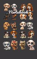 Composition notebook: Dogs: Notebook for school, work, or home! Keep your notes organized and your favorite dog on display! ... who loves Corgis