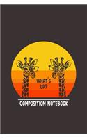 What's Up? Composition Notebook