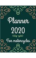 Planner 2020 for motorcycles: Jan 1, 2020 to Dec 31, 2020: Weekly & Monthly Planner + Calendar Views (2020 Pretty Simple Planners)