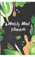 Weekly meal planner: Meal Planning & Grocery List Menu- Food Planners Prep Book Eat Records- Perfect for to Do Lists, Meal Planning, Weekly Diet Prep (120 pages, 6 x9 ''