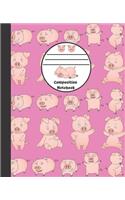 Pink Pig Composition Notebook