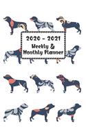 2020 - 2021 Weekly & Monthly Planner: Rottweiler Dog - Two Year Daily Weekly Monthly Calendar Schedule Agenda Organizer with Notes, Goals & To Do Lists(26 8.5 X 11 Dog Planner January 2020 - December 2021)