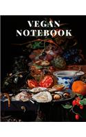 Vegan Notebook: Notebook: Fruit Cute Background, 100 Pages, Journal, Composition Notebook
