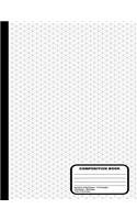 Isometric Grid Graph Paper Notebook - 1/4 Inch Equilateral Triangle Graph Pages - 200 Pages / 100 Sheets, 9-3/4" x 7-1/2"