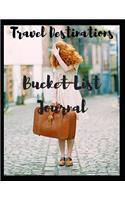 Travel Destinations Bucket List Journal