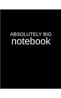 Absolutely Big Notebook: An Extra Large 500 Page Blank Lined Journal and Diary for Business and Everyday Use